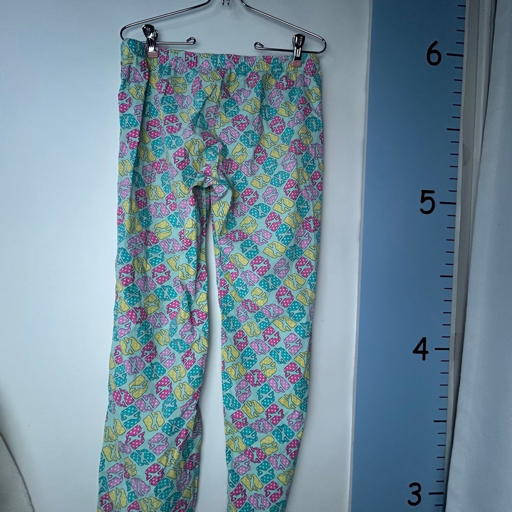 Vineyard Vines Green Pink Yellow Whales Pajama Pants S/P - Picture 3 of 11